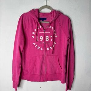 Vintage Aeropostale zip up hoodie pink